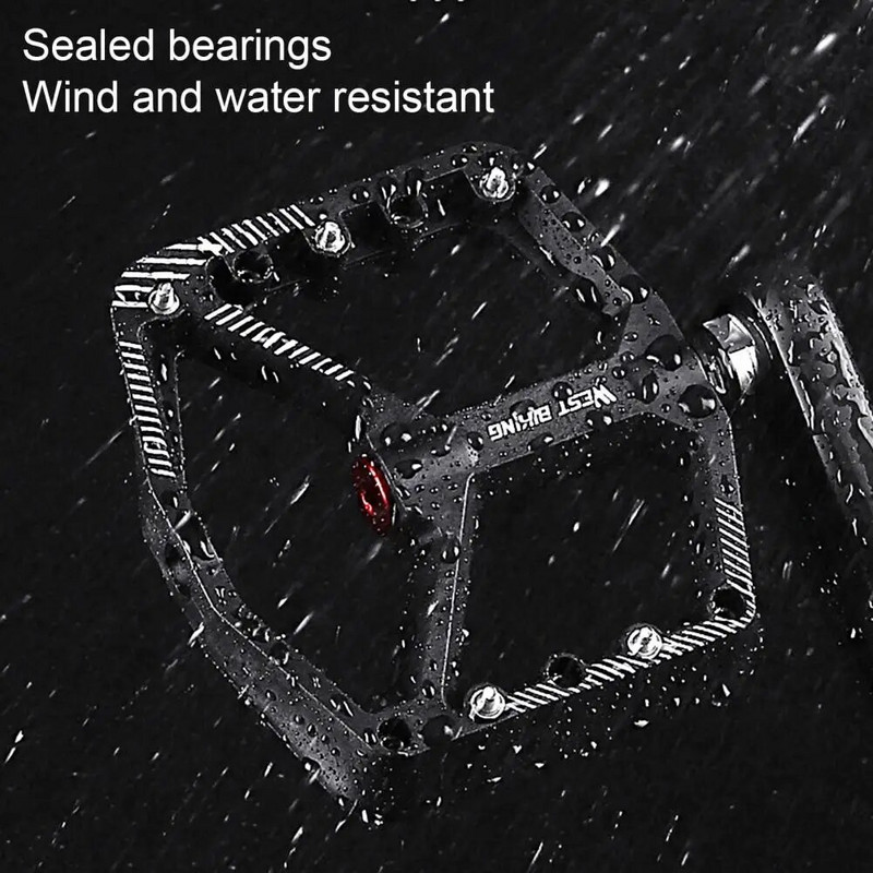 1 pāris praktisks paplašināts protektors, viegls pretkorozijas MTB velosipēda gultņu pedāļi Velosipēdu detaļu piederumi