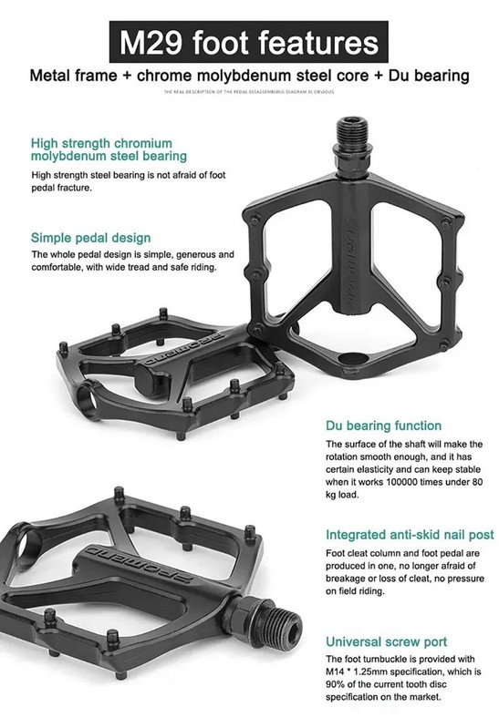 PROMEND Mitu stiili M29 R27 R67 ülikerge libisemisvastane BMX Racing MTB DU suletud 3 laagriga jalgrattaosa