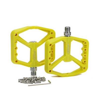 ENLEE īpaši vieglie velosipēdu pedāļi Velosipēdu blīvējuma gultņi Riteņbraukšana Neilona Road bmx Mtb pedāļi Plakanas platformas velosipēdu daļas aksesuāri