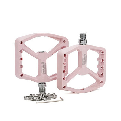 ENLEE īpaši vieglie velosipēdu pedāļi Velosipēdu blīvējuma gultņi Riteņbraukšana Neilona Road bmx Mtb pedāļi Plakanas platformas velosipēdu daļas aksesuāri