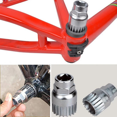 Долна скоба за велосипед MTB Bike Crank Extractor Remover Bottom Bracket Repair Tool 20 Teeth Fit Teeth Diagnostic-Tool Repair