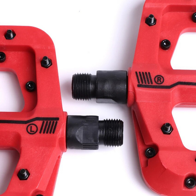 Πεντάλ ποδηλάτου Ποδήλατο Υπερελαφρύ ρουλεμάν στεγανοποίησης Ποδηλασία Πεντάλ δρόμου από νάιλον επίπεδη πλατφόρμα Ανταλλακτικά ποδηλάτου