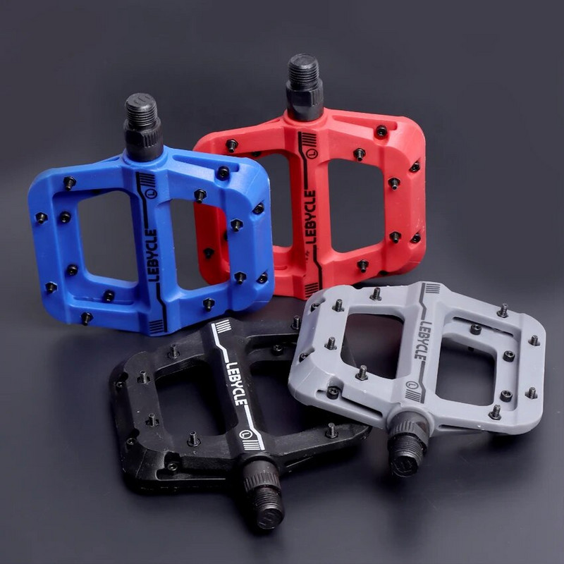 Πεντάλ ποδηλάτου Ποδήλατο Υπερελαφρύ ρουλεμάν στεγανοποίησης Ποδηλασία Πεντάλ δρόμου από νάιλον επίπεδη πλατφόρμα Ανταλλακτικά ποδηλάτου