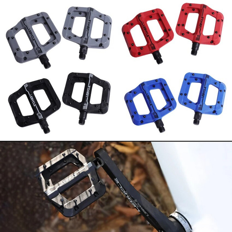 Πεντάλ ποδηλάτου Ποδήλατο Υπερελαφρύ ρουλεμάν στεγανοποίησης Ποδηλασία Πεντάλ δρόμου από νάιλον επίπεδη πλατφόρμα Ανταλλακτικά ποδηλάτου