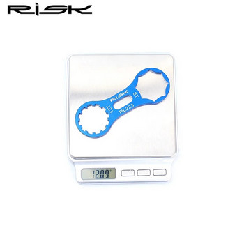 RISK Bike Инструменти за премахване на предна вилка MTB шосеен велосипед 8T 12T Гаечен ключ Suntour XCM XCR XCT RST Инструменти за ремонт на амортисьор на предна вилка