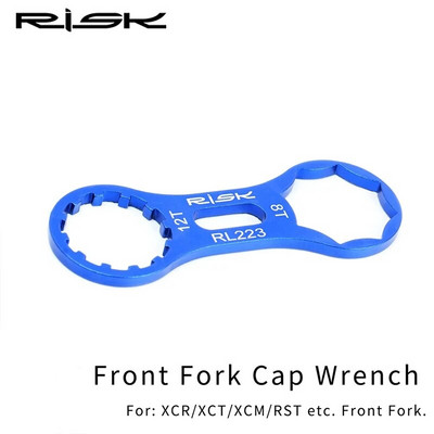 RISK Bike Front Fork Removal Tools MTB Road Bicycle 8T 12T Wrench Suntour XCM XCR XCT RST Front Fork Shock Absorber Repair Tools