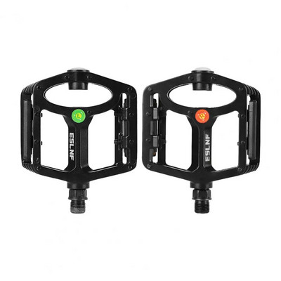 Bez piepūles pedāļu pedāļi Led Light velosipēdu pedāļi Viegli, augstas stiprības neslīdošs dizains ērtai uzstādīšanai uz universālā