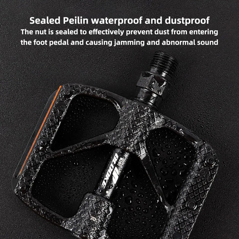 2 gab. Velosipēdu pedāļi Velosipēdi Pretslīdēšanas pedāļi Ūdensizturīgi Velosipēdu atstarojoši