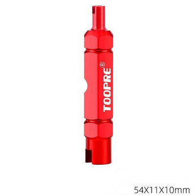 1 pc velosipēda riepas sprauslas uzgriežņu atslēgas vārsta serdes demontāžas rīki ar dubultgalvu, pārnēsājamu demontāžas uzgriežņu atslēgu, velosipēdu remonta rīki