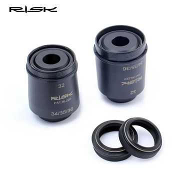 One Piece RISK RL220 Mountain Bike Bicycle 4-in-1 Shock μπροστινό πιρούνι Dust Seal Installation Driver tools 32/34/35/36mm