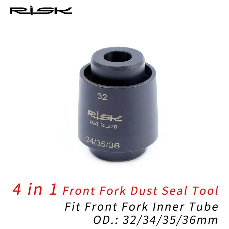 One Piece RISK RL220 Mountain Bike Bicycle 4-in-1 Shock μπροστινό πιρούνι Dust Seal Installation Driver tools 32/34/35/36mm