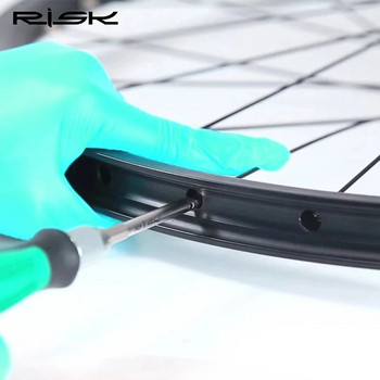 RISK RL236 Bike Rim Spoke Нипел Ключ Инструмент Отвертка Отвертка Отстраняване Инструмент за поставяне Инструменти за ремонт на велосипеди