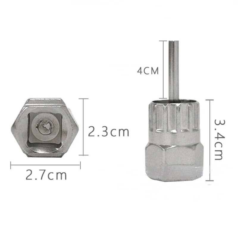 Velosipēda spararata noņemšanas rīku komplekts ar kasešu uzgriežņu atslēgu 12 zobu MTB kasetes ķēdes rata noņemšanas uzgriežņu atslēgu Pārnēsājami velosipēdu remonta instrumenti