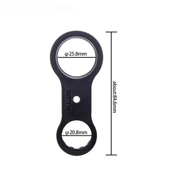Ключ за долната конзола за велосипеди Инструмент за гаечен ключ за долната скоба с два края за SR Suntour XCT XCM XCR MTB Инструменти за ремонт на отделяне на предна вилка