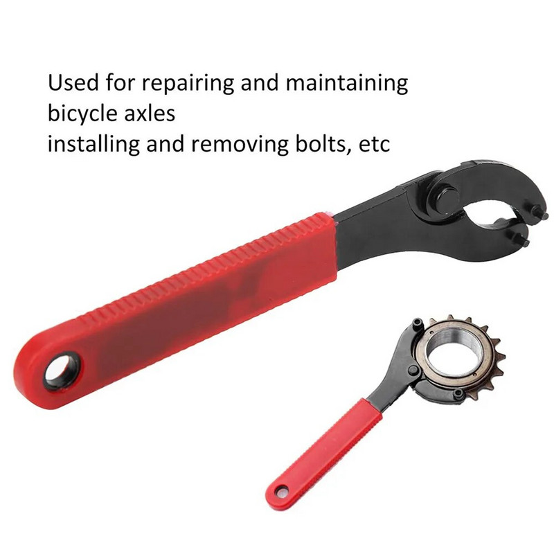 Verstelbare Fiets Trapas veržliarakčio grandinė Wiel Crank Beugel laisvosios eigos veržliarakčio remontas Handig Remover Gereedschap