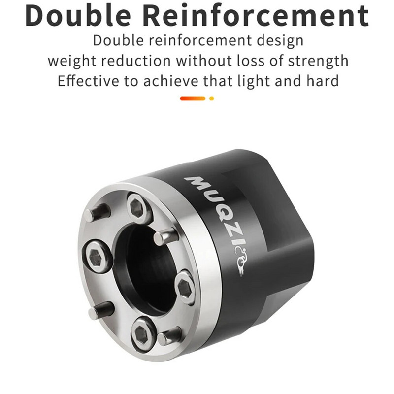 MUQZI DUB kloķa pārsega demontāžas rīks Nerūsējošā tērauda kloķa vāciņš DUB BB30 Velosipēdu remonta instrumenti Augstas precizitātes priekš SRAM DUB BB30