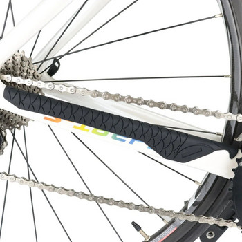 Рамка за шосеен велосипед Устойчив на надраскване протектор MTB Bike Best Glue Свалящи се стикери Противоплъзгаща предпазна рамка 2