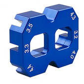 Universālā spieķa uzgriežņu atslēga augstas cietības remonta alumīnija sakausējuma augstas stiprības velosipēda spieķu atslēga MTB šosejas velosipēdu instrumenti