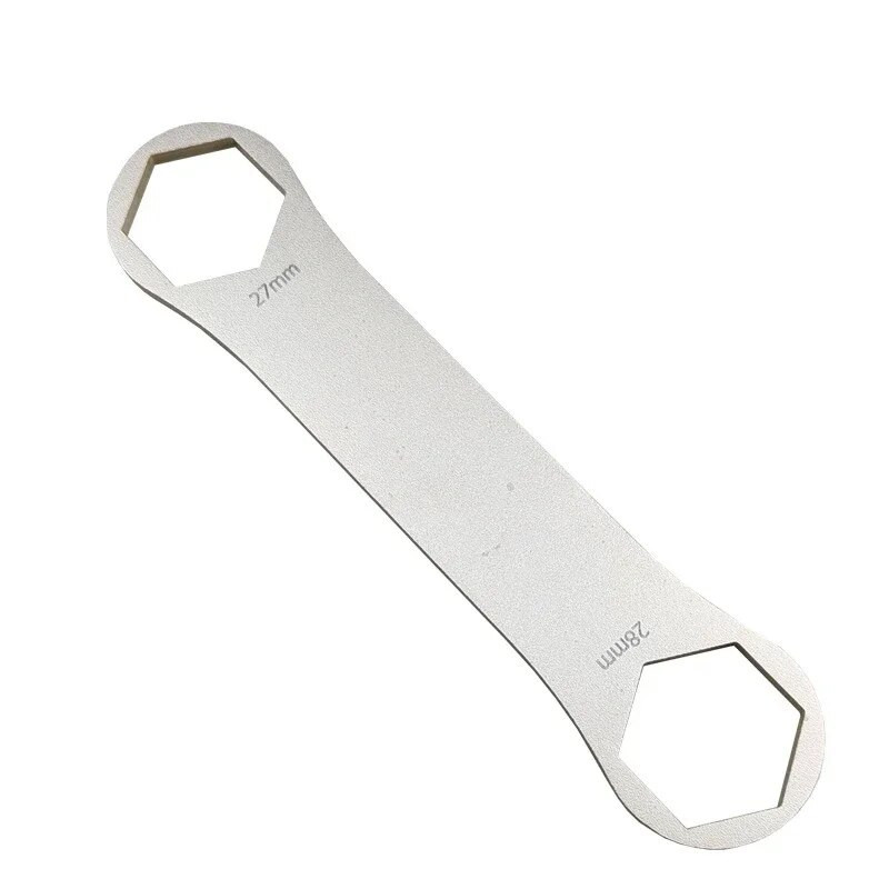 Jalgratta vedrustuse kahvelvõti roostevabast terasest jalgratta pealmise korgi mutrivõtme eemaldamise tööriist Mountain MTB jalgrataste remonditarvikud