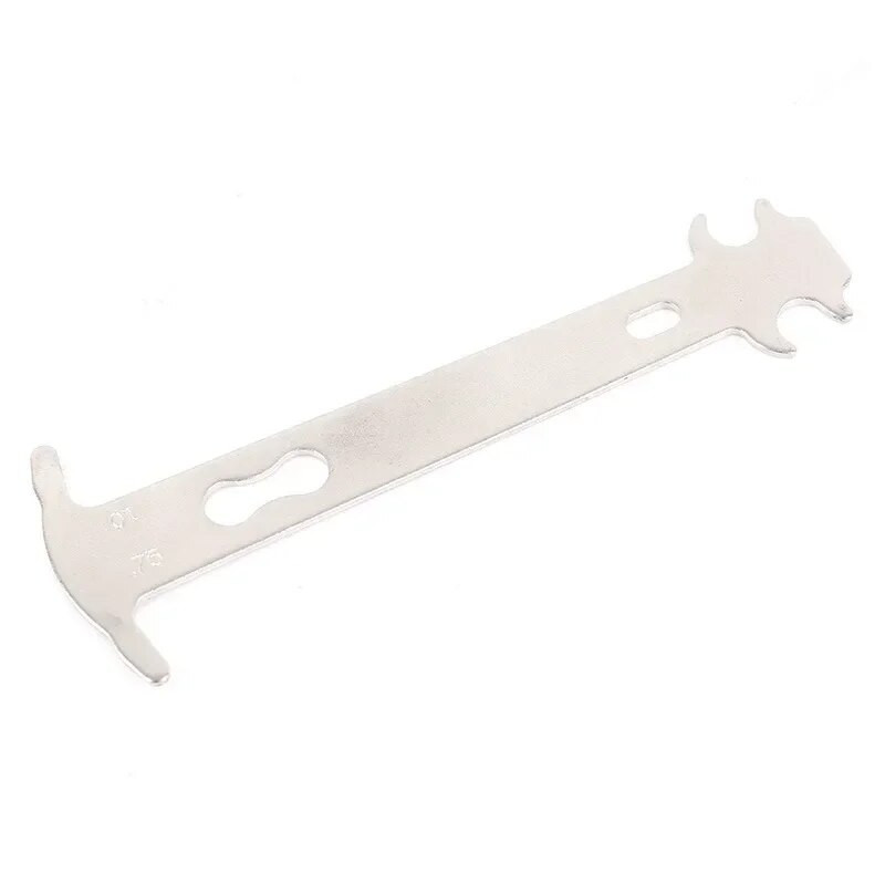 Velosipēda ķēžu nodiluma indikatora ķēdes pārbaudītāja mērinstrumenta remonta rīka lineāls ceļu kalnu hibrīda velosipēdam