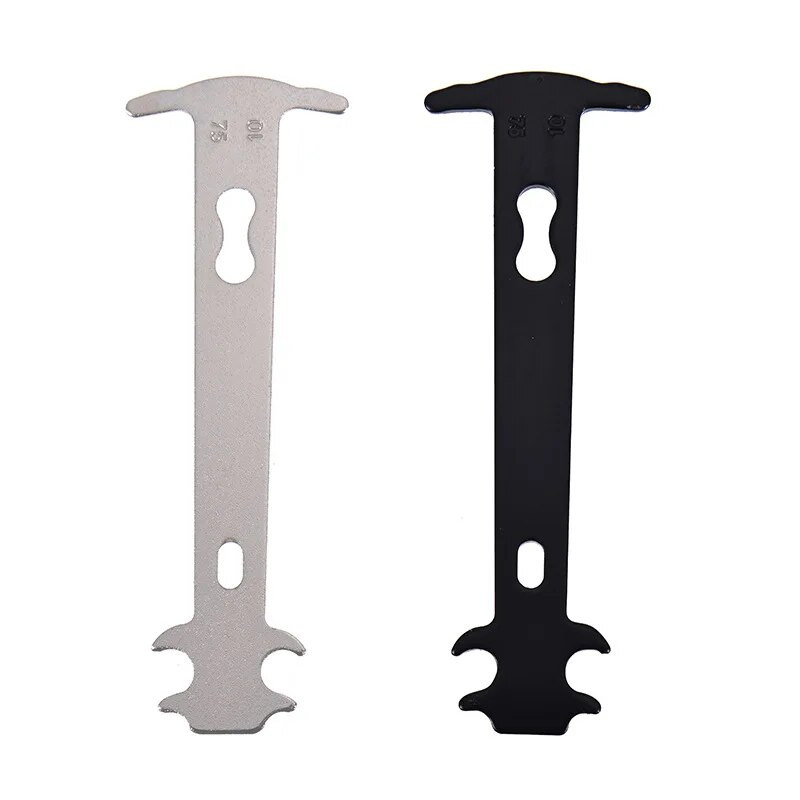 Velosipēda ķēžu nodiluma indikatora ķēdes pārbaudītāja mērinstrumenta remonta rīka lineāls ceļu kalnu hibrīda velosipēdam