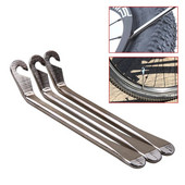 1/3 gab Velosipēdu riepu remonta svira Riepu attaisītājs CrowBar Metāla riepu svira MTB šosejas velosipēda cauruļu remonta rīks Riteņbraukšanas piederumi タイヤレバー