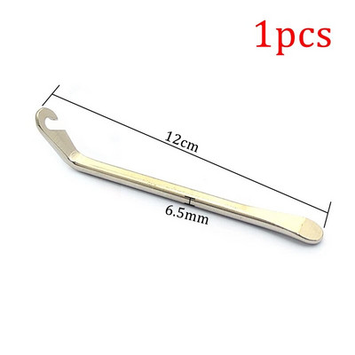 1/3 gab Velosipēdu riepu remonta svira Riepu attaisītājs CrowBar Metāla riepu svira MTB šosejas velosipēda cauruļu remonta rīks Riteņbraukšanas piederumi タイヤレバー