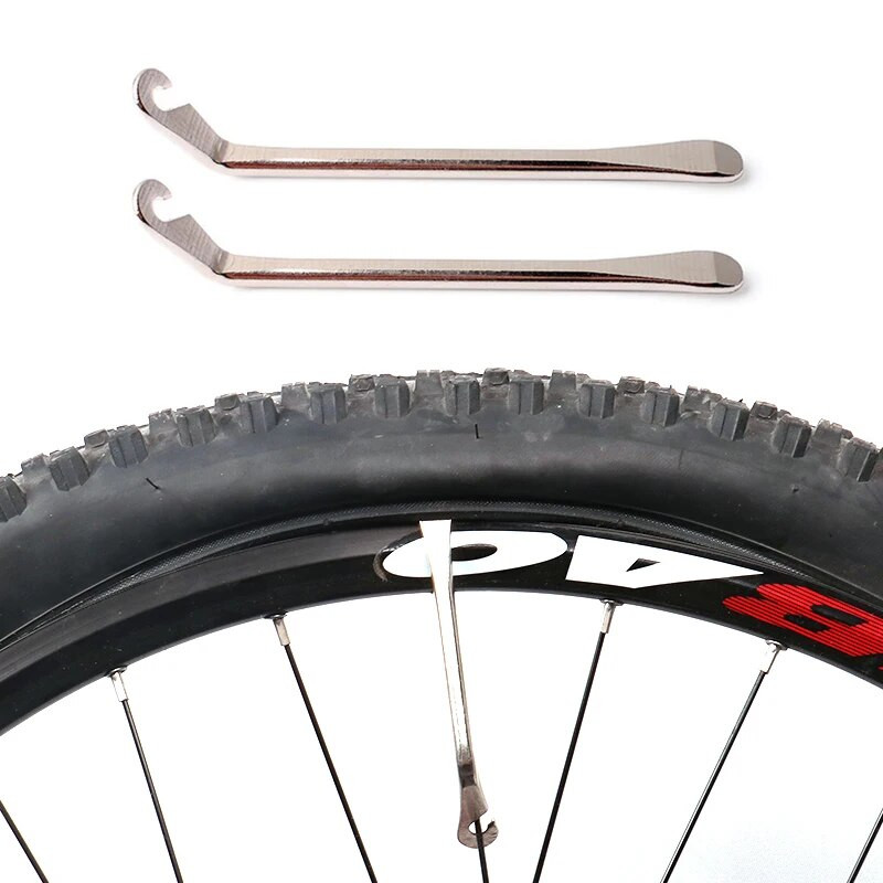 1/3 gab Velosipēdu riepu remonta svira Riepu attaisītājs CrowBar Metāla riepu svira MTB šosejas velosipēda cauruļu remonta rīks Riteņbraukšanas piederumi タイヤレバー