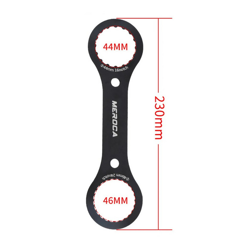 1PC velosipēda DUB BB apakšējo kronšteinu uzgriežņu atslēga 44 mm 16 iecirtumu uzstādīšanas remonta velosipēda rīks, kas paredzēts Shimano BB51/BB52/BB70/BB71/RS500/MT