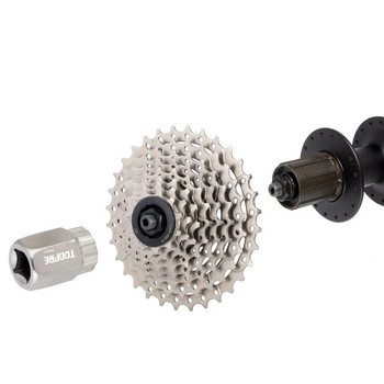 Κασέτα ποδηλάτου Ποδηλάτου Ελεύθερος τροχός αφαίρεσης κλειδώματος αφαίρεσης εργαλείου επισκευής ανθεκτικό κλειδί από ανθρακούχο χάλυβα