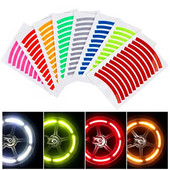 Peegeldav rehvikleebis Ohutuskleebis värviline Laste tasakaaluliikur Helkurkleebis Ratas Fluorestseeriv helkurriba Hoiatuskaunistus