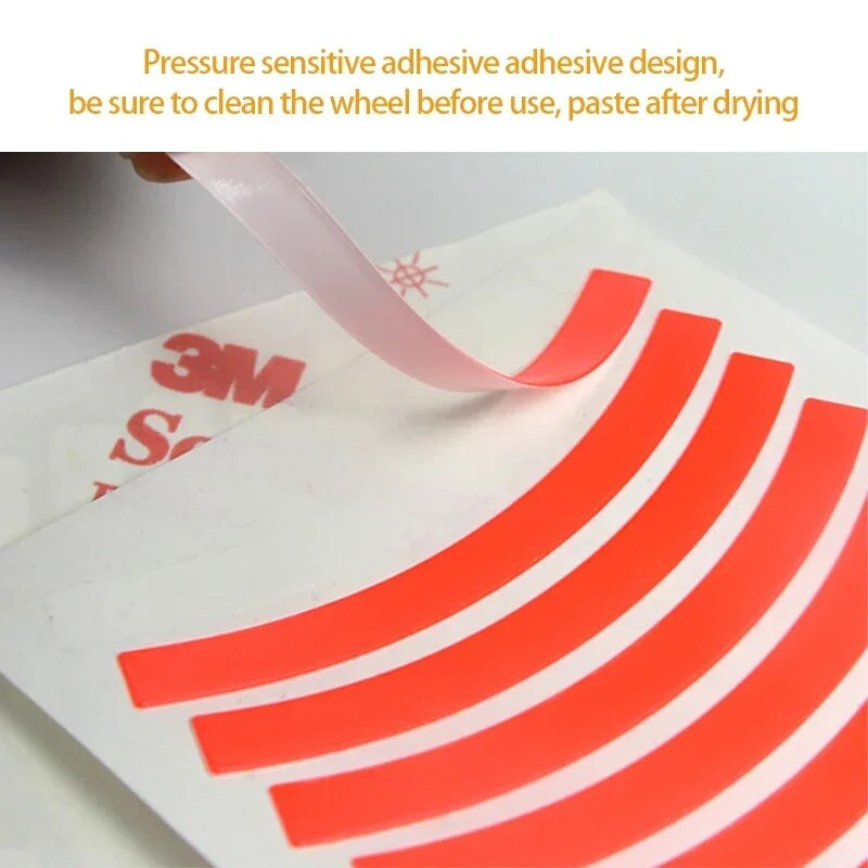 Peegeldav rehvikleebis Ohutuskleebis värviline Laste tasakaaluliikur Helkurkleebis Ratas Fluorestseeriv helkurriba Hoiatuskaunistus