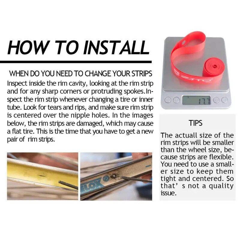 Velosipēdu riepu uzlikas pretduršanas lentes MTB šosejas velosipēda iekšējās caurules spilventiņu loka uzliku 700C/20/24/26/27,5/29 collu bezkameru velosipēda riepa