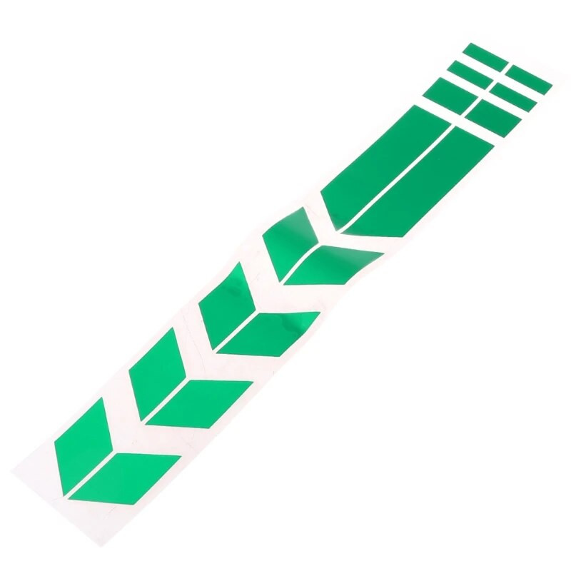 Įspėjamasis šviesą atspindintis lipdukas motociklo rėmo priekinės šakės vandeniui atsparus šviesą atspindintis lipdukas dviračio MTB lipdukų dekoras