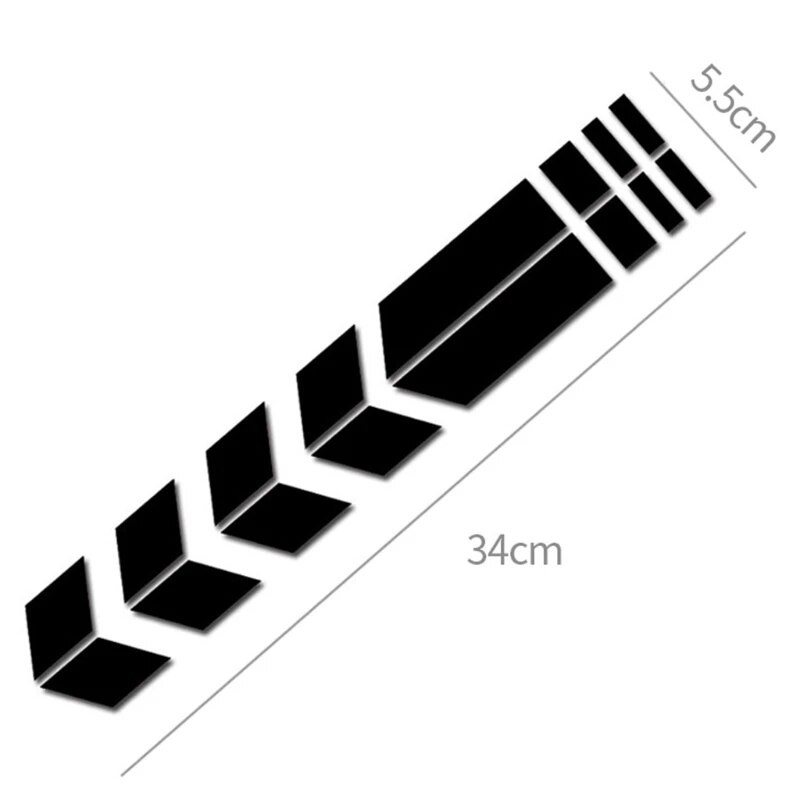 Įspėjamasis šviesą atspindintis lipdukas motociklo rėmo priekinės šakės vandeniui atsparus šviesą atspindintis lipdukas dviračio MTB lipdukų dekoras