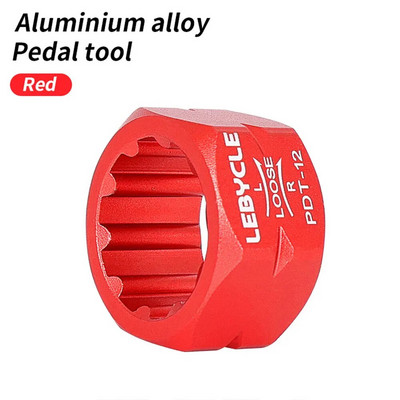 1 gab MTB velosipēda pedāļa demontāžas rīks, 10 zobu bloķēšanas skrūve ass vārpstas noņemšanai, remonta instrumenti M520/M8040/M8140/M820/M828