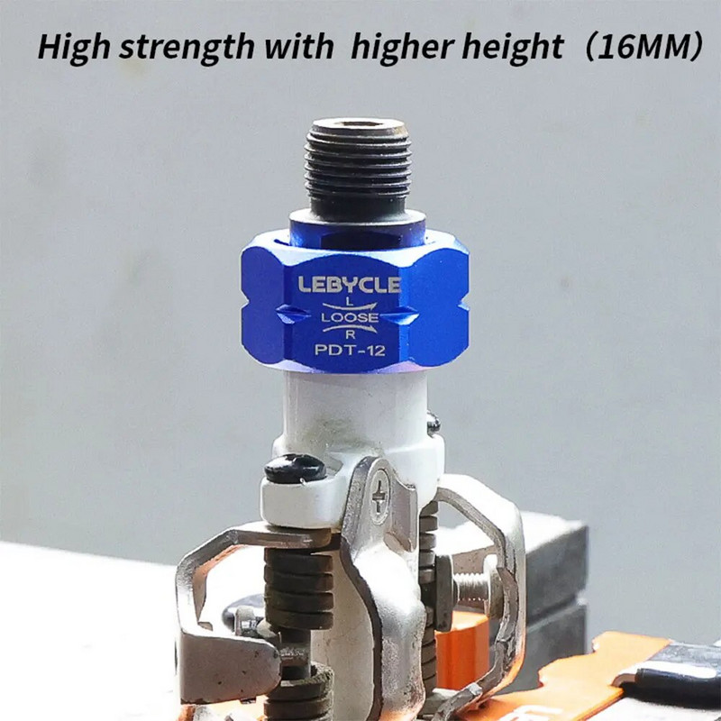 1 gab MTB velosipēda pedāļa demontāžas rīks, 10 zobu bloķēšanas skrūve ass vārpstas noņemšanai, remonta instrumenti M520/M8040/M8140/M820/M828