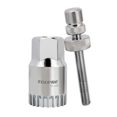 Jalgratta põhjaklambrite eemaldamise tööriist 20 hambaga kukkumisvastane seade, kõrge süsinikusisaldusega terasest BB varrukas mägirattaparandustööriistad