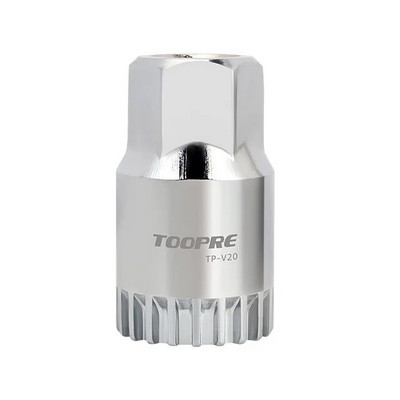 Jalgratta põhjaklambrite eemaldamise tööriist 20 hambaga kukkumisvastane seade, kõrge süsinikusisaldusega terasest BB varrukas mägirattaparandustööriistad