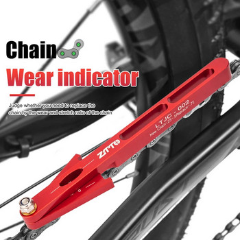 ZTTO MTB Велосипедна верига Индикатор за износване Инструмент Комплекти за проверка на вериги Многофункционални вериги Измерване на габарит за планински шосеен велосипед