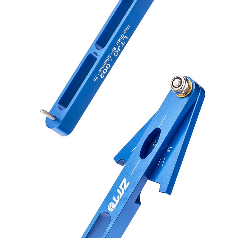 ZTTO MTB velosipēda ķēžu nodiluma indikatora rīka ķēžu pārbaudītāja komplekti Daudzfunkcionālās ķēdes mērierīces mērīšana kalnu šosejas velosipēdam