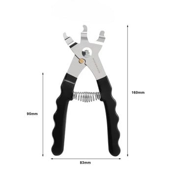 Комплекти инструменти за ремонт на верига за велосипеди Инструменти за премахване на скоба за бутон за верига за велосипеди Съединител за връзка на веригата Калибър на верига за планински велосипед