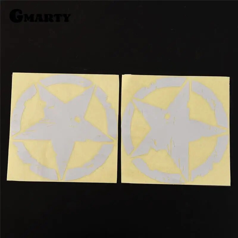 1 gab. 15 cm* 15 cm Izpārdošana Armijas zvaigžņu grafikas uzlīmes Motociklu automašīnu uzlīmes Vinila grafikas uzlīmes automašīnu stilam Jdm