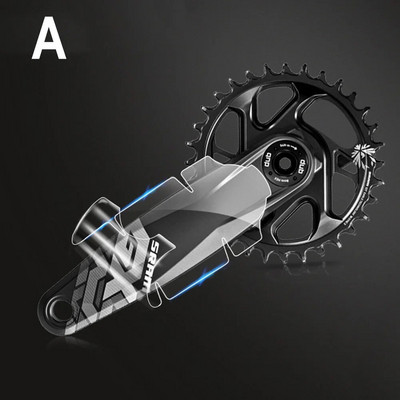 Универсални стикери за защита на манивела за велосипеди за Mountain Crank 3T QQ E*thirteen Series RACEFACE Series Carbon Fiber