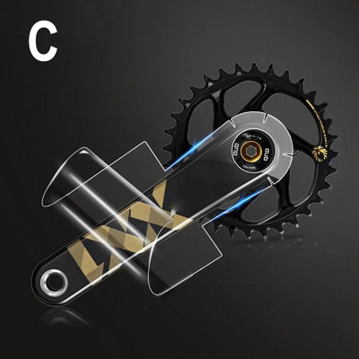Αυτοκόλλητα Universal Bicycle Crank Protector for Mountain Crank 3T QQ E*thirteen Series RACEFACE Series Carbon Fiber