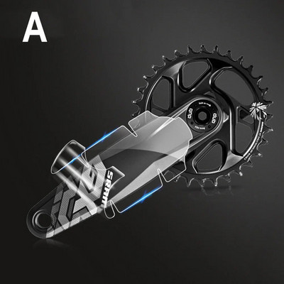 Αυτοκόλλητα Universal Bicycle Crank Protector for Mountain Crank 3T QQ E*thirteen Series RACEFACE Series Carbon Fiber