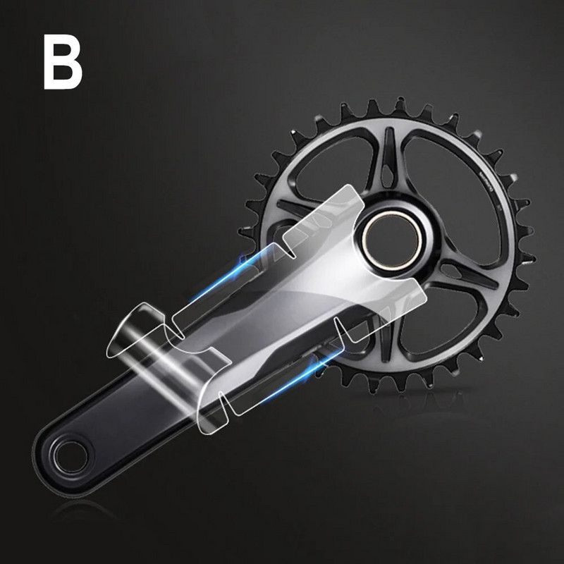 Αυτοκόλλητα Universal Bicycle Crank Protector for Mountain Crank 3T QQ E*thirteen Series RACEFACE Series Carbon Fiber