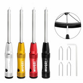 Spieķa nipeļa virzītāja rīks MTB velosipēda spieķu sprauslas noņemšanas uzstādīšanas uzgriežņu atslēga Velosipēda spieķa nipeļa ievietošanas rīks Velosipēda remonta instrumenti