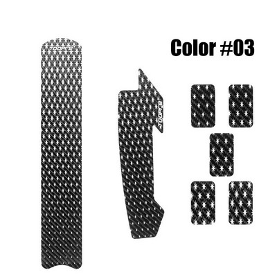 TOOPRE dviračio rėmo apsauginis lipdukas dviračio grandinės rėmo apsauga juosta, apsauginė plėvelė, kabelis, atsparus įbrėžimams