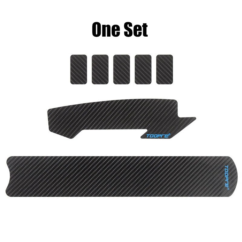 TOOPRE dviračio rėmo apsauginis lipdukas dviračio grandinės rėmo apsauga juosta, apsauginė plėvelė, kabelis, atsparus įbrėžimams